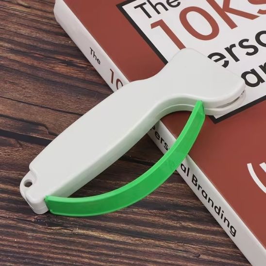 aiguiseur couteau poignee blanc