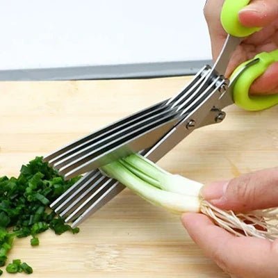 ciseaux de cuisine herbes