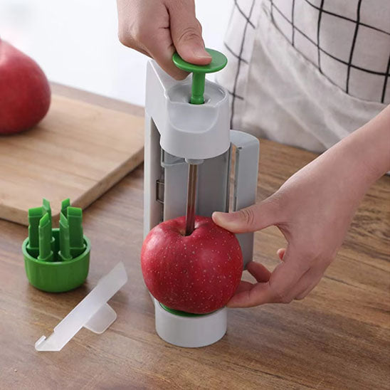 coupe pomme pomme rouge