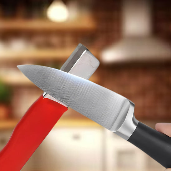 affuteur de couteau rouge