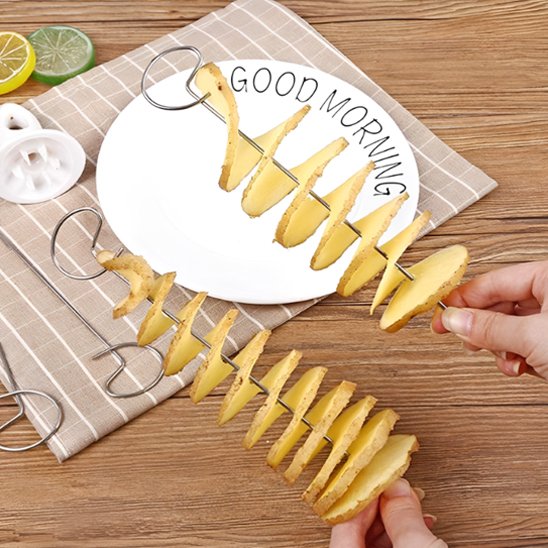 Coupe legumes manuel acier inoxydable