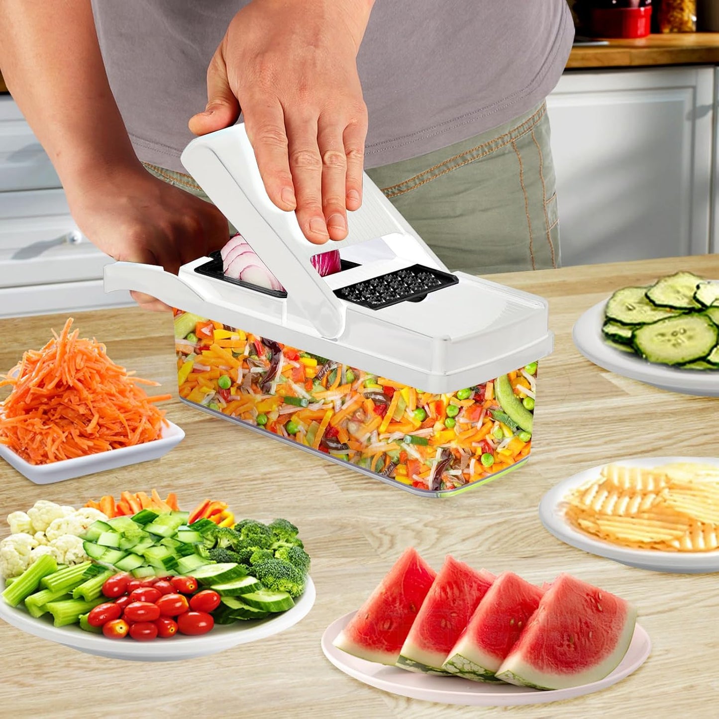 mandoline japonaise blanche