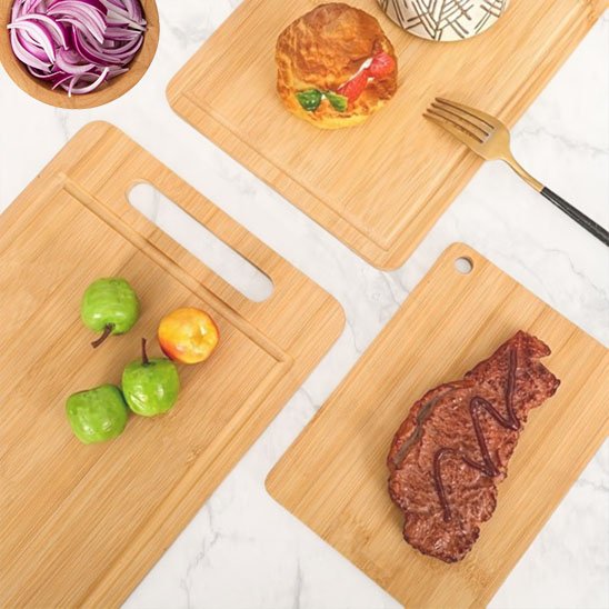 planche a decouper bois en bamboo