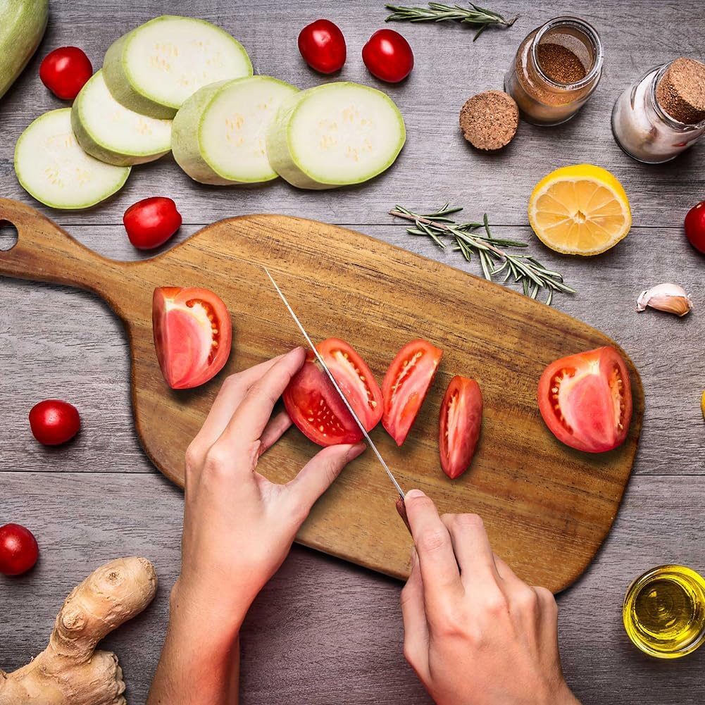 planche a decouper en bois legume sante