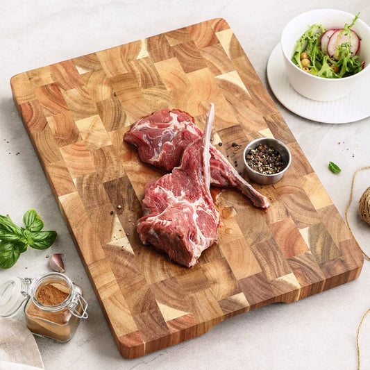 planche a decouper en bois viande